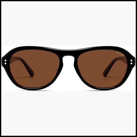 Retro Polarized Aviator Sunglasses with UV400 TAC Lenses main image 4